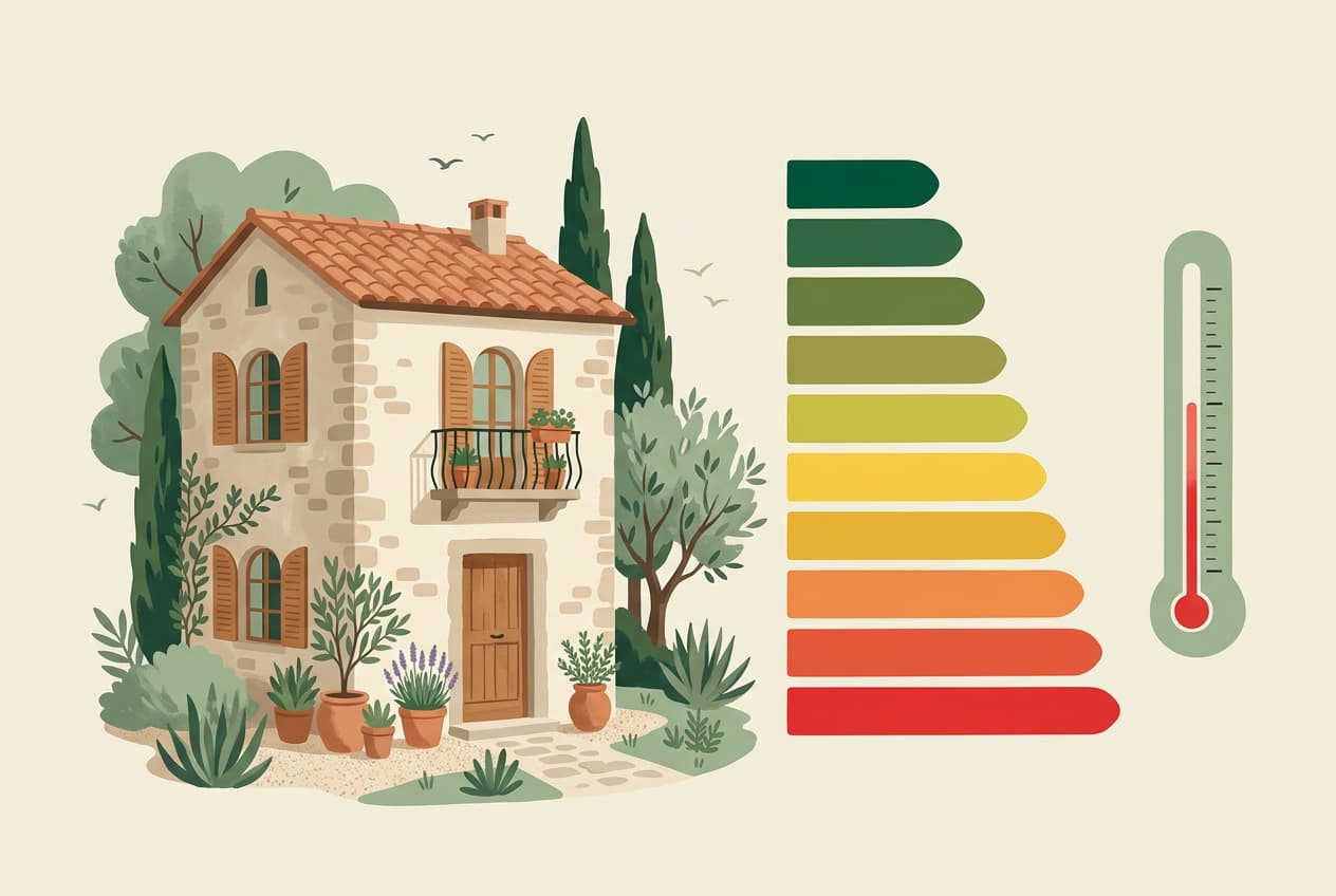 An Italian house with energy class bars